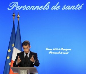 Vœux de Sarkozy à la santé : l’autosatisfaction comme feuille de route !