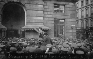 En novembre 1918 était constituée la République des soviets d'Alsace-Lorraine
