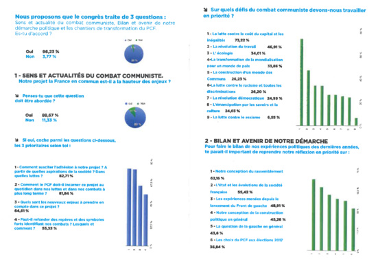 38ème congrès : Les résultats de la consultation des communistes