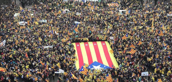 Catalogne: 45.000 manifestant.e.s à Bruxelles en soutien à l’indépendance