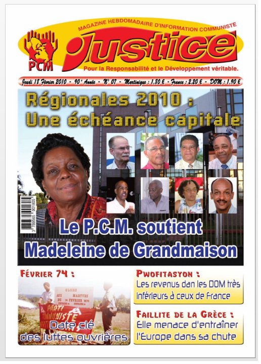 Le Parti Communiste Martiniquais avec Madeleine de Grandmaison