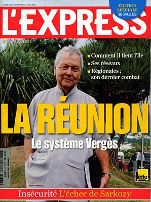 Publication d’un numéro spécial "Elections régionales" : "L’Express" rend hommage à Paul Vergès