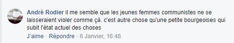 Une minorité fanatisée s'oppose aux décisions du PCF dans la lutte contre le viol