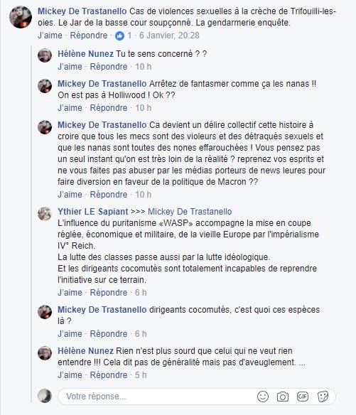 Une minorité fanatisée s'oppose aux décisions du PCF dans la lutte contre le viol