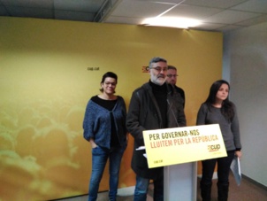 La CUP soutiendra la candidature de Carles Puigdemont et veillera à ce que le mandat populaire du 1er octobre 2017 soit respecté