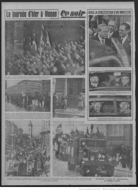 Anschluss : Quand le journal communiste 