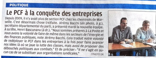 Disparue en 2009, la section des cheminots de Marseille du PCF renaît