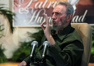 Cuba: Fidel Castro sur la Place de la Révolution pour la fête nationale Cuba: Fidel Castro sur la Place de la Révolution pour la fête nationale