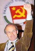Fausto Bertinotti,leader du Partito della rifondazione comunista