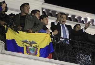 Equateur : le président Correa dénonce "une tentative de coup d'Etat"