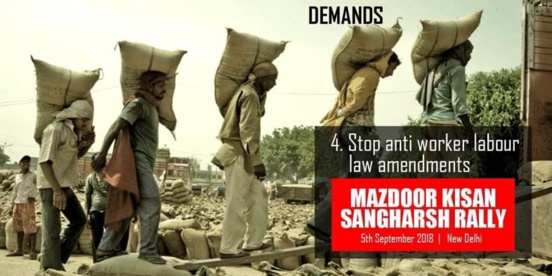 Des dizaines de milliers de paysan.ne.s communistes marchent sur New Delhi