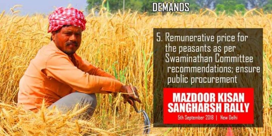 Des dizaines de milliers de paysan.ne.s communistes marchent sur New Delhi