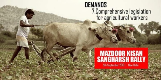 Des dizaines de milliers de paysan.ne.s communistes marchent sur New Delhi