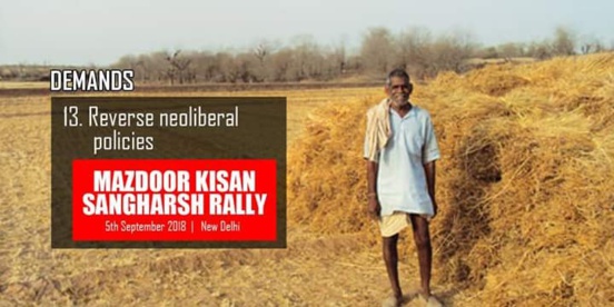 Des dizaines de milliers de paysan.ne.s communistes marchent sur New Delhi