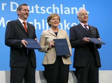 le trinome SPD-CDU-CSU