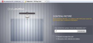 Le Parti communiste français censuré par Dailymotion