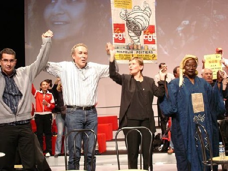 Union des travailleurs en luttes,et du PCF le 22 octobre 2005