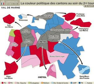 Val de Marne : Le PCF conserve le département et met en échec le PS-EELV
