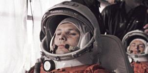 Youri Gagarine, premier homme dans l'espace, un communiste et un soviétique