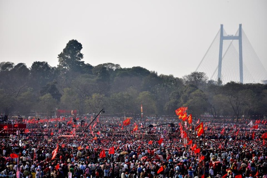 Un million de communistes rassemblés à Kolkata pour la 