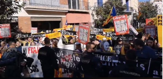 La visite de Pedro Sanchez perturbée en Catalogne-Nord