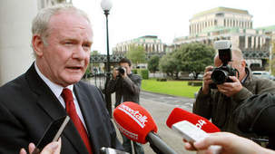 Martin McGuinness (Sinn Féin) candidat à la présidentielle en EIRE Martin McGuinness (Sinn Féin) candidat à la présidentielle en EIRE