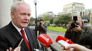 Martin McGuinness (Sinn Féin) candidat à la présidentielle en EIRE