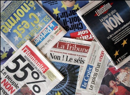 Il y a un an la France rejetait le projet de constitution européenne, fondées sur "la concurrence libre et non faussée"