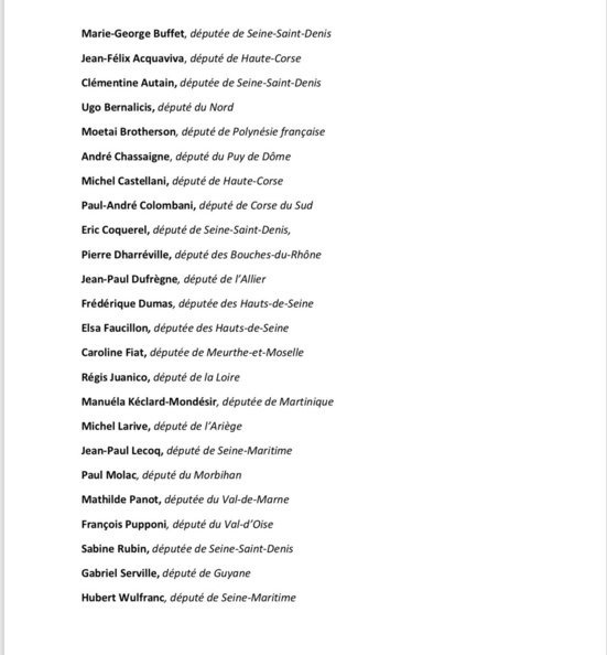 23 député.e.s français réaffirment leurs soutiens aux prisonniers politiques catalans