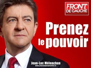 13% pour Jean Luc Mélenchon