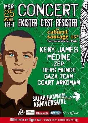 Exister, c’est résister : Anniversaire de Salah Hamouri au Cabaret Sauvage le 25 avril