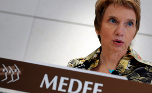 Laurence Parisot (MEDEF) "plus proche de la position de François Hollande" Laurence Parisot (MEDEF) "plus proche de la position de François Hollande"