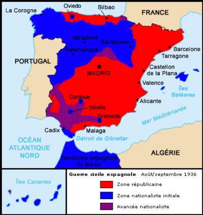 Le Front Espagnol en 1936