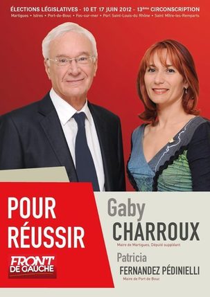 Front de Gauche. Gaby Charroux lance sa campagne dans la 13ème