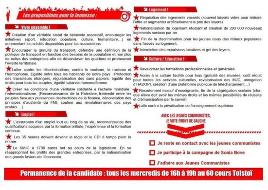 Villeurbanne : Le seul vote utile c'est celui pour Sonia Bove et Pascal Le Brun