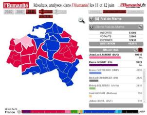 Ile de France : Lourdes pertes pour le Front de Gauche malgré des scores renforcés Ile de France : Lourdes pertes pour le Front de Gauche malgré des scores renforcés