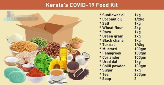 Le Kerala distribue des rations alimentaires gratuites Le Kerala distribue des rations alimentaires gratuites