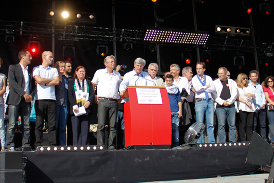 Meeting de clôture de la Fête de l'Humanité 2012- Patrick Le Hyaric: 