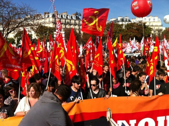 80.000 personnes manifestent contre l'austérité et contre le TSCG à Paris