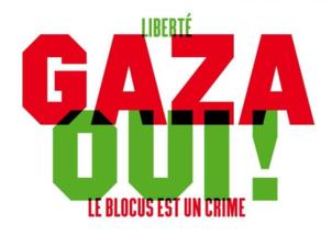 Stop au blocus de Gaza !