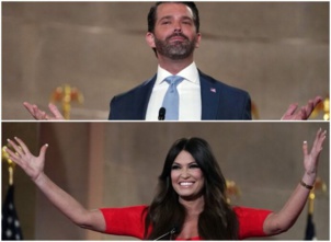 Donald Trump, Jr., et Kimberly Guilfoyle