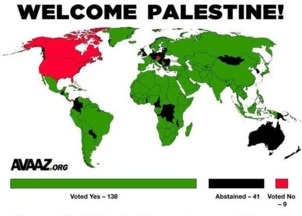 La Palestine obtient le statut d'Etat observateur à l'ONU !