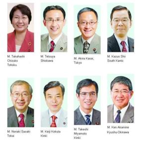 Les 8 députés élus du PCJ