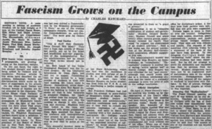 Bea Lumpkin a toujours été une lectrice et une contributrice du People's World et de ses publications précédentes. Ses exploits sont apparus pour la première fois dans les pages du journal en juin 1935, lorsque Beatrice Shapiro, étudiante au Hunter College, a été renvoyée de son travail après avoir protesté contre la visite de l'ambassadeur de l'Allemagne nazie. | Daily Worker / People's World Archives Bea Lumpkin a toujours été une lectrice et une contributrice du People's World et de ses publications précédentes. Ses exploits sont apparus pour la première fois dans les pages du journal en juin 1935, lorsque Beatrice Shapiro, étudiante au Hunter College, a été renvoyée de son travail après avoir protesté contre la visite de l'ambassadeur de l'Allemagne nazie. | Daily Worker / People's World Archives