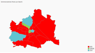Parti arrivé en tête dans les districts Parti arrivé en tête dans les districts