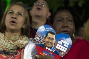 Venezuela: Des milliers de personnes pour soutenir Hugo Chavez Venezuela: Des milliers de personnes pour soutenir Hugo Chavez
