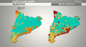 Les indépendantistes catalans renforcent leur majorité et dépassent les 50% des voix pour la première fois Les indépendantistes catalans renforcent leur majorité et dépassent les 50% des voix pour la première fois
