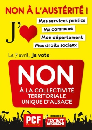 Coup de Tonnerre en Alsace : Richert et le Conseil Unique mis K.O ! (PCF 67) Coup de Tonnerre en Alsace : Richert et le Conseil Unique mis K.O ! (PCF 67)