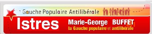 Istres avec Marie George Buffet
