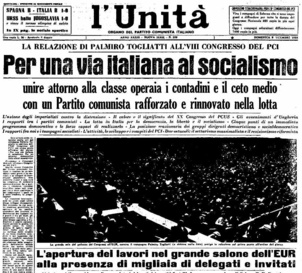 Palmiro Togliatti et la voie italienne au socialisme